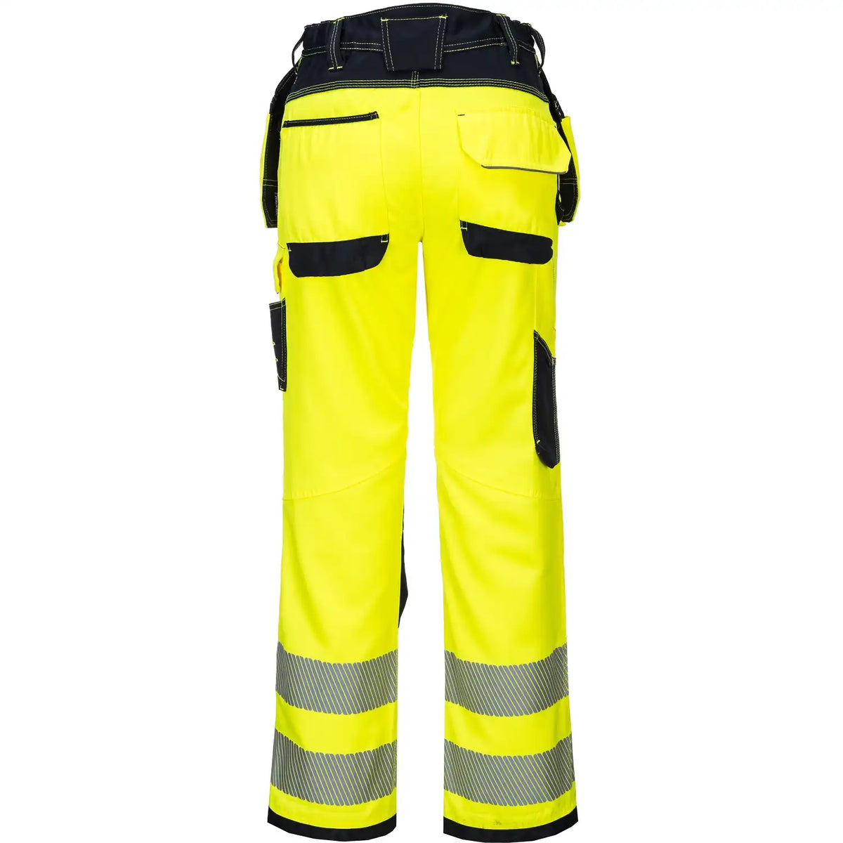 Portwest T501 PW3 Warnschutz Handwerkerhose – gelb/schwarz