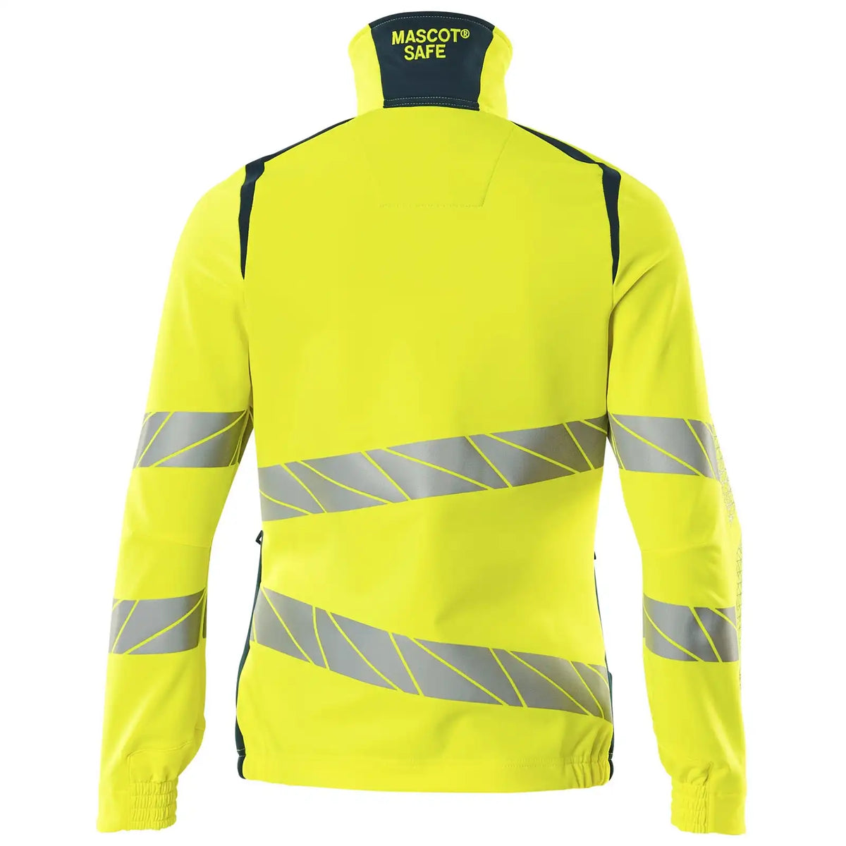 Mascot Damen Accelerate Safe Warn Stretchbundjacke – gelb/dunkelpetroleum
