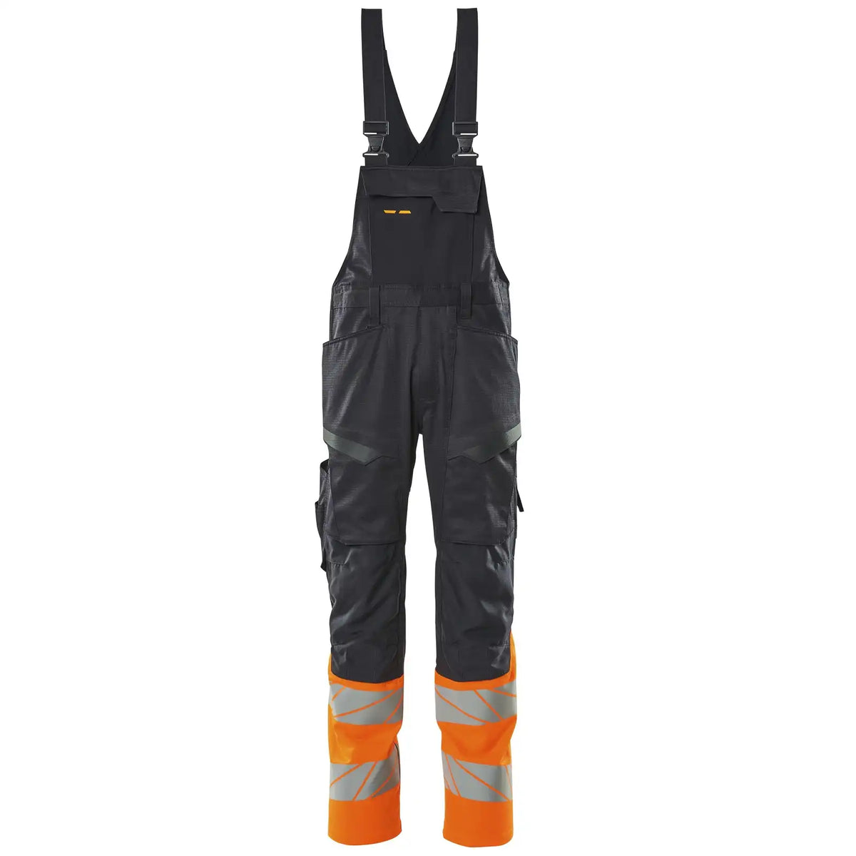 Mascot Accelerate Safe Warnschutz Latzhose Kl.1 – schwarzblau/orange