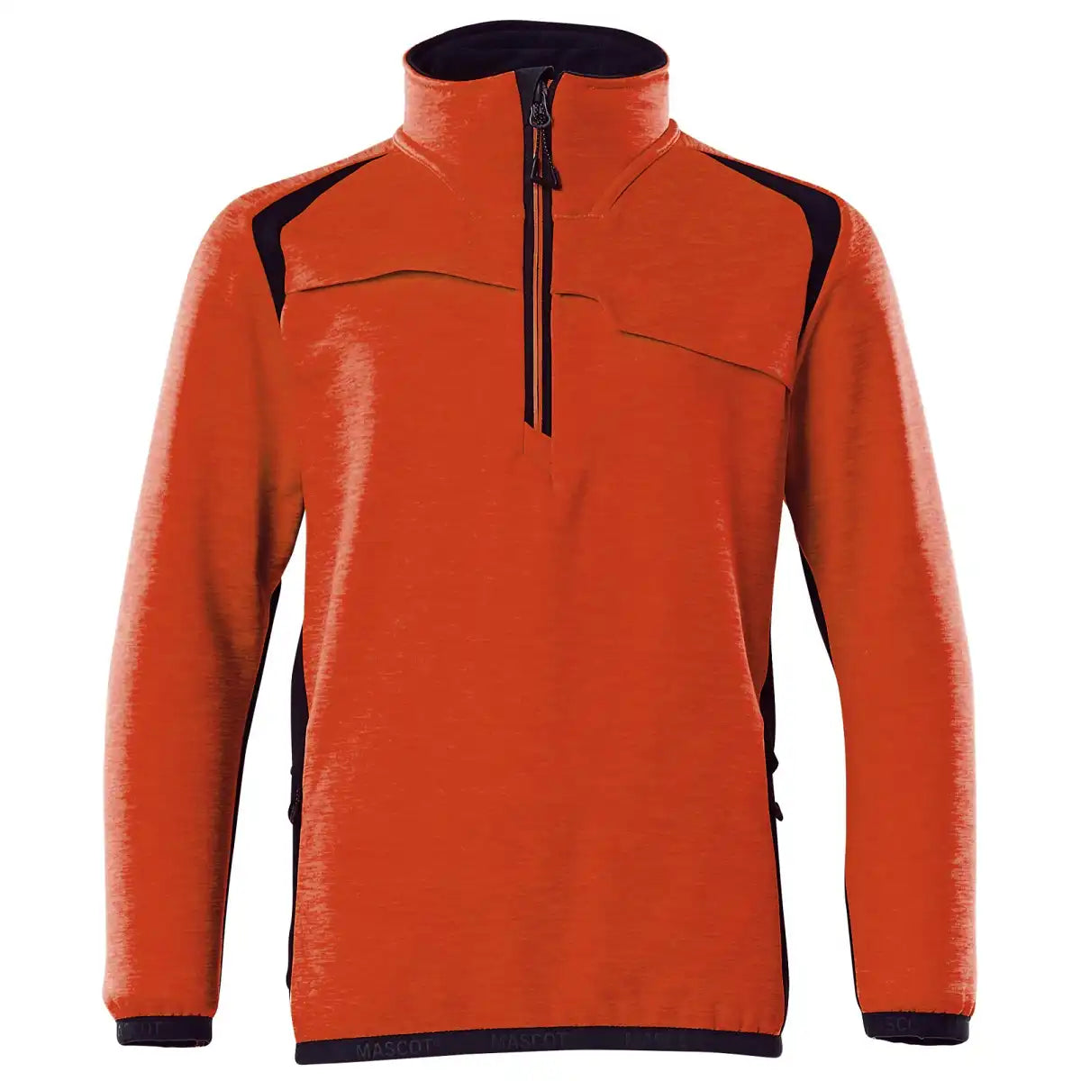 Mascot Accelerate Safe Kinder HiVis Fleecepullover – rot/schwarzblau