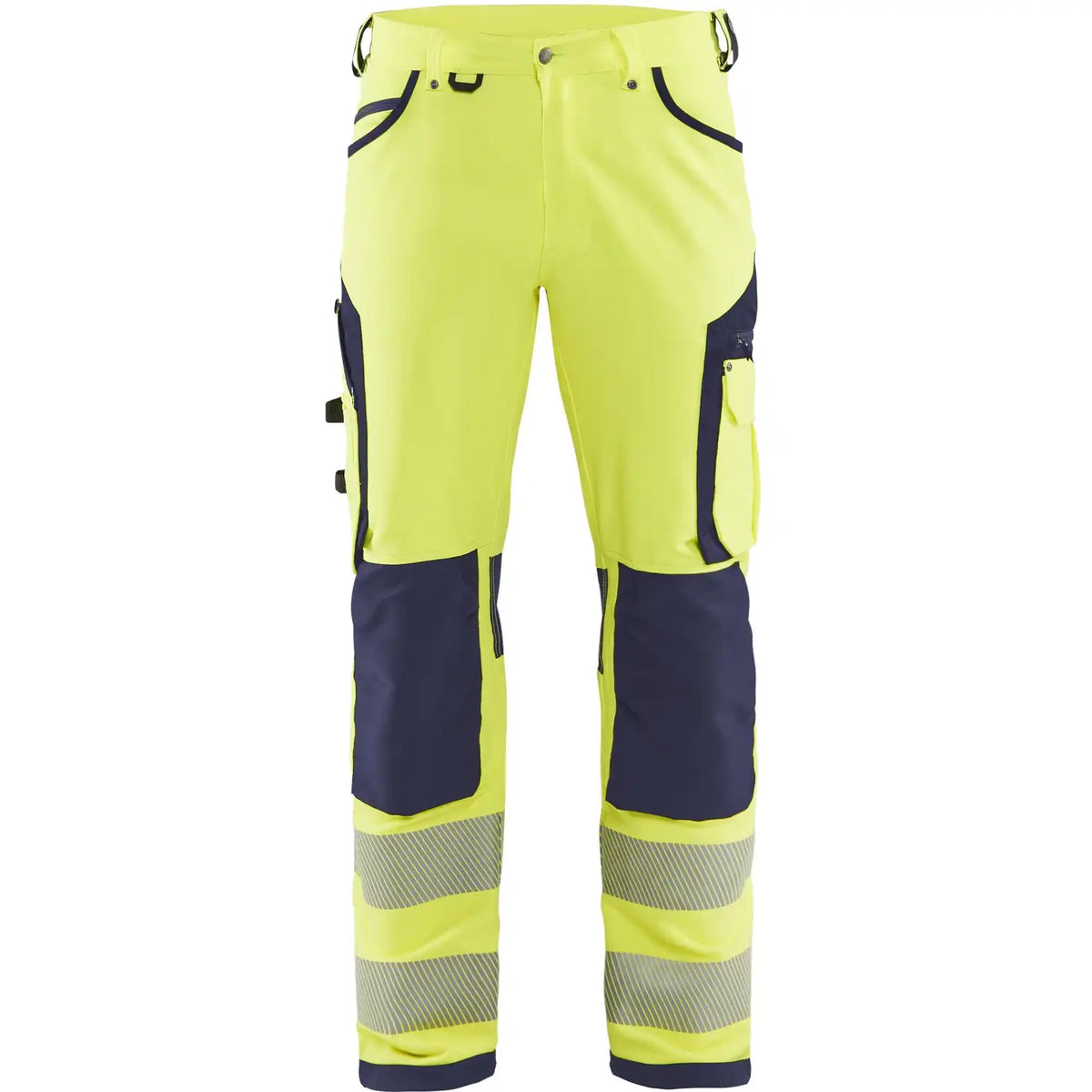 Blåkläder 1197 Warnschutz Stretch-Bundhose Kl. 2 – gelb/marine