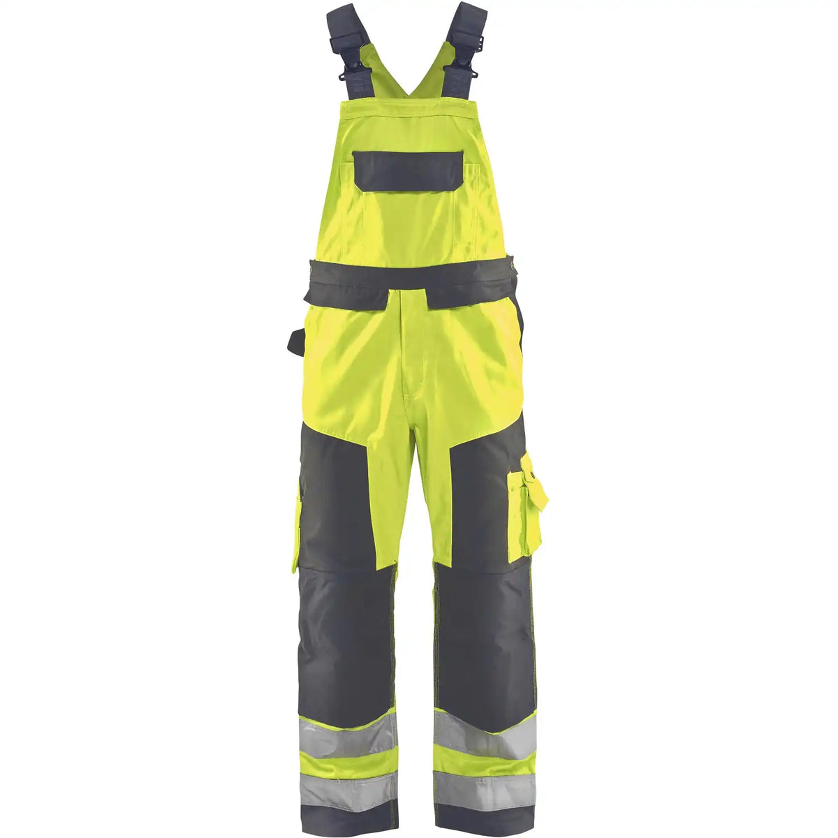 Blåkläder 2660 Warnschutz Latzhose – gelb/mittelgrau