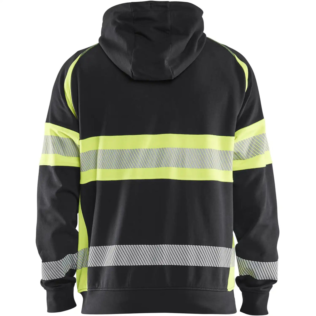 Blåkläder Kl. 1 3552 Warnschutz Kapuzen-Sweatjacke – schwarz/gelb