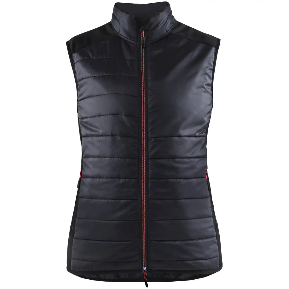 Blåkläder Damen 3864 Unite Steppweste – schwarz/rot
