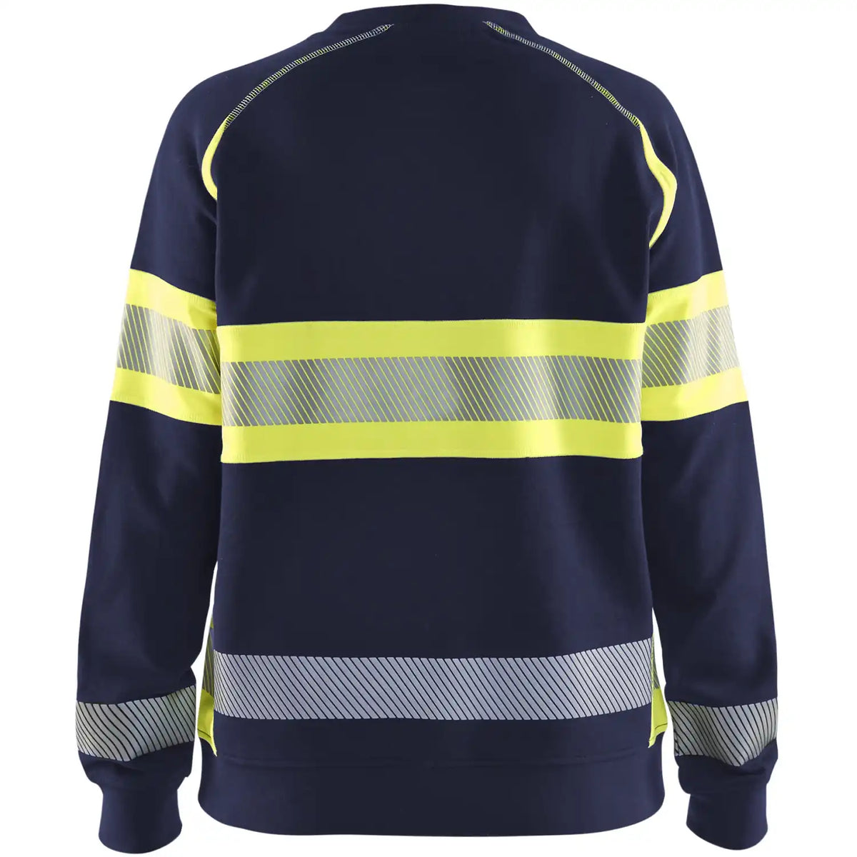 Blåkläder Damen 3409 Warnschutz Sweatshirt – marine/gelb