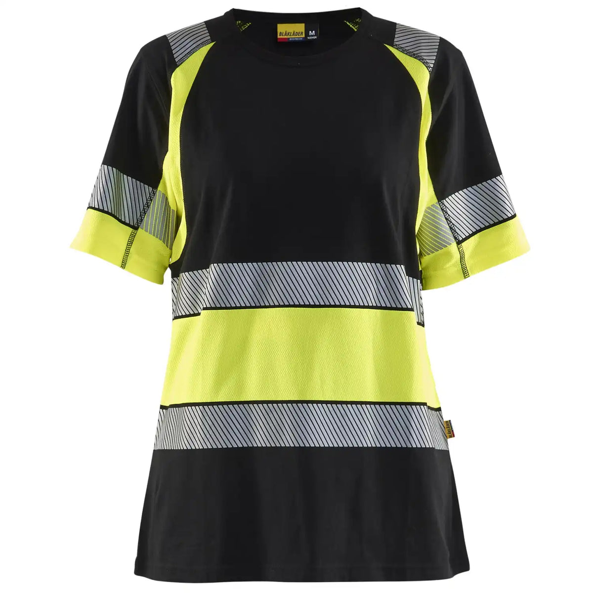 Blåkläder Damen 3410 Warnschutz T-Shirt – schwarz/gelb