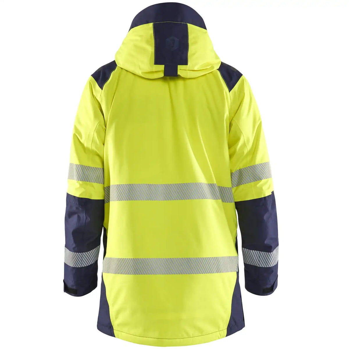 Blåkläder 4457 Warnschutz Winterparka Kl. 3 – gelb/marine