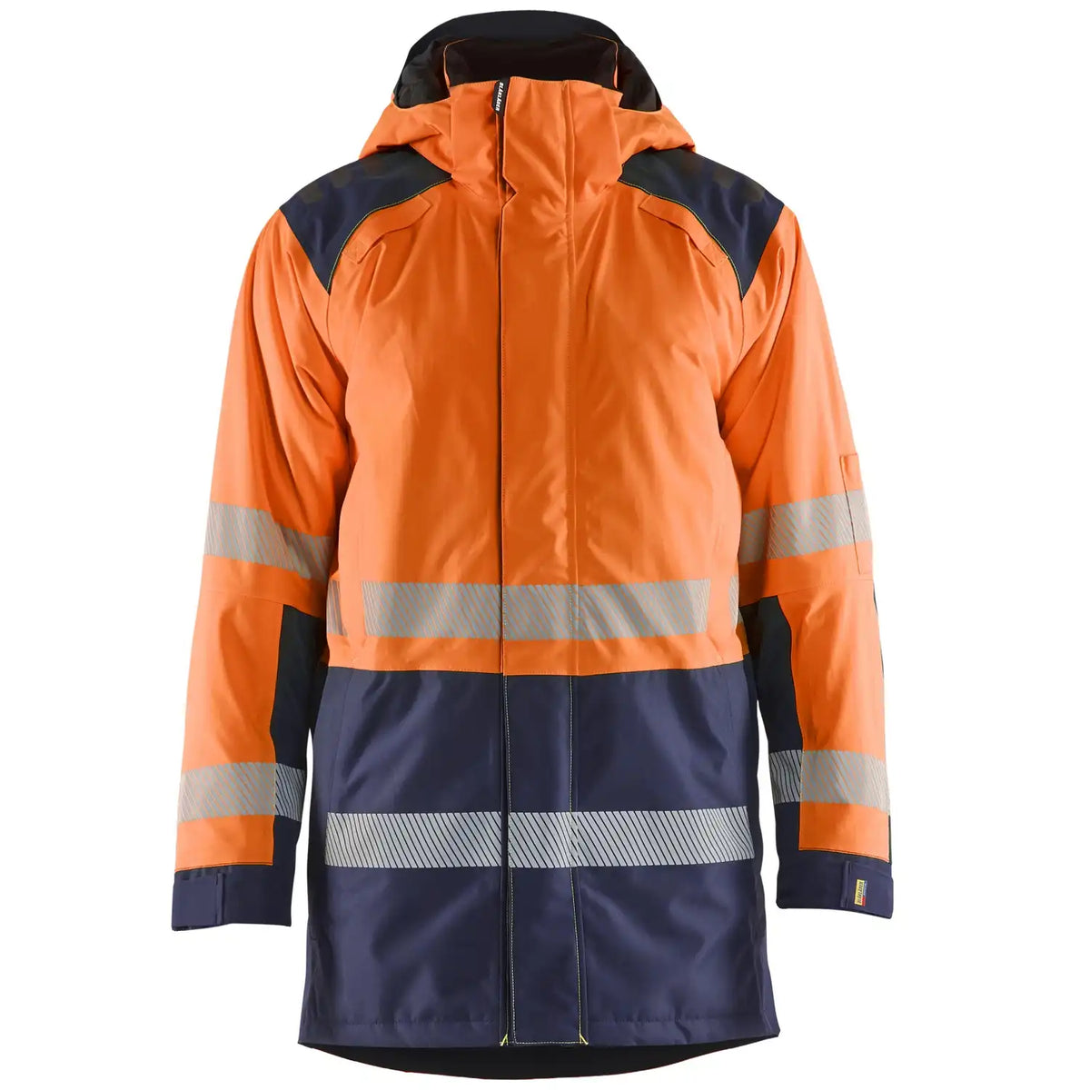 Blåkläder 4457 Warnschutz Winterparka Kl. 3 – orange/marine