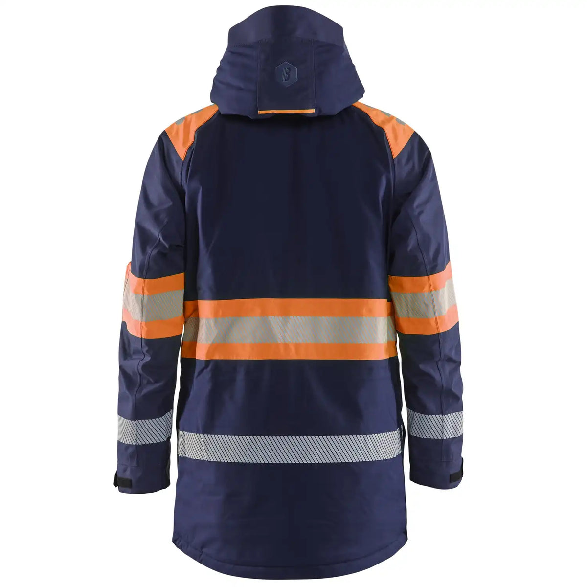 Blåkläder 4485 Warnschutz Winterparka Kl. 1 – marine/orange