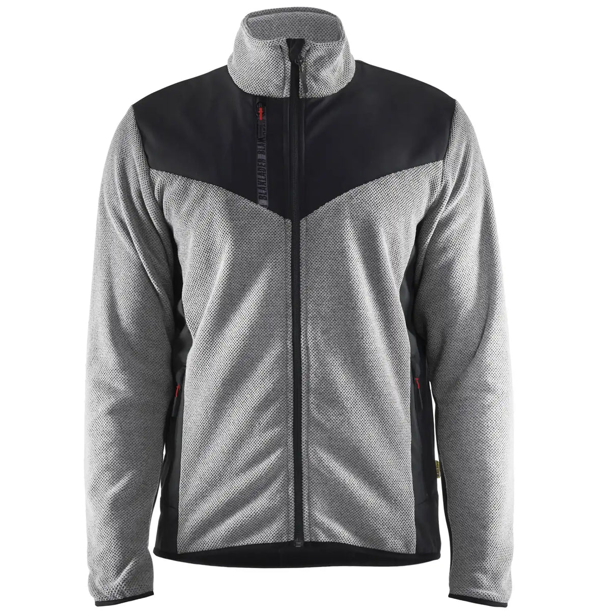 Blåkläder 5942 Strickjacke – grau-melange/schwarz