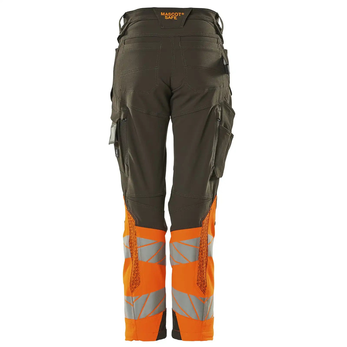 Mascot K1 Acceleratesafe Dame Warn Stretchbundhose – dunkelanthrazit/orange