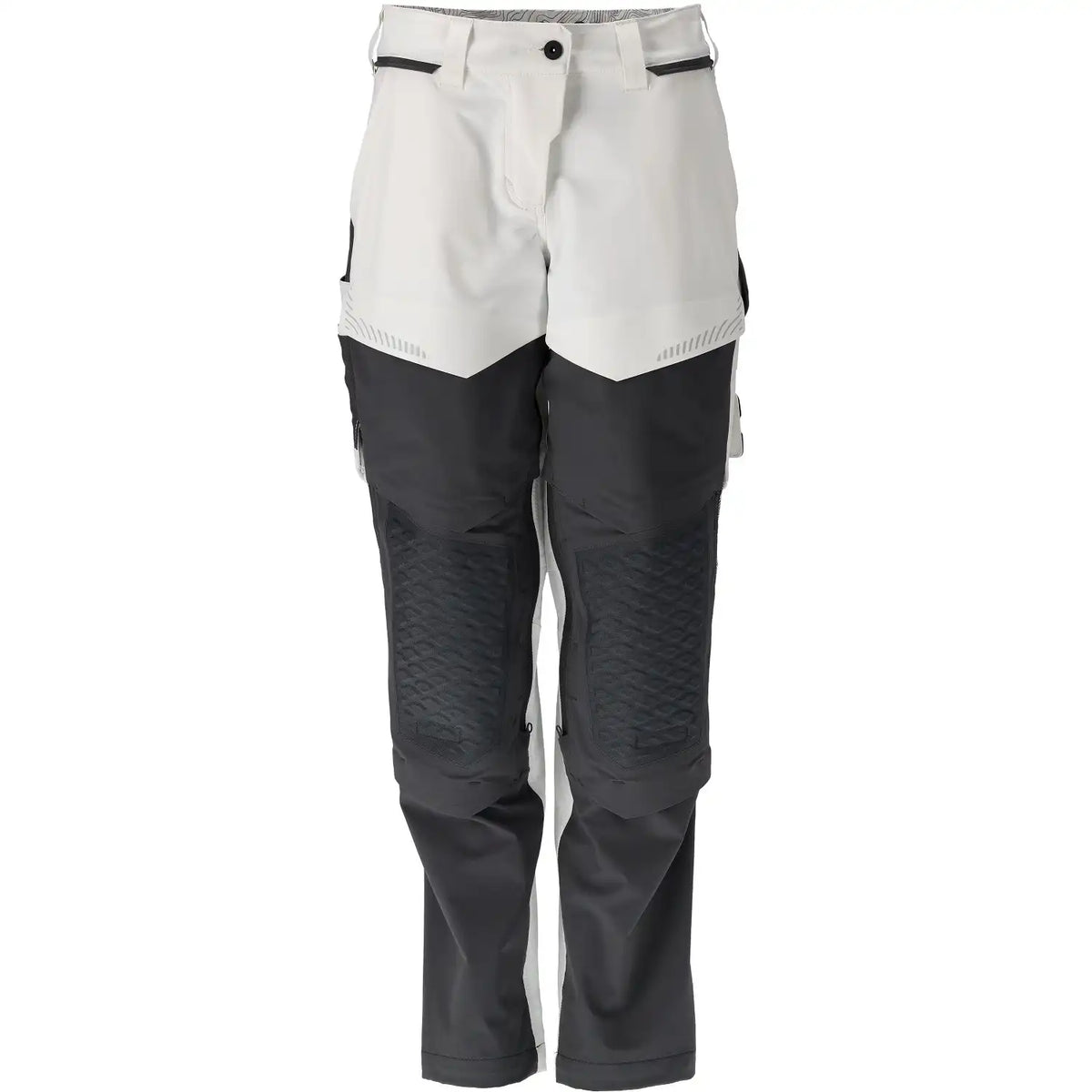 Mascot Damen 22078-605 Customized Bundhose – weiß/anthrazit