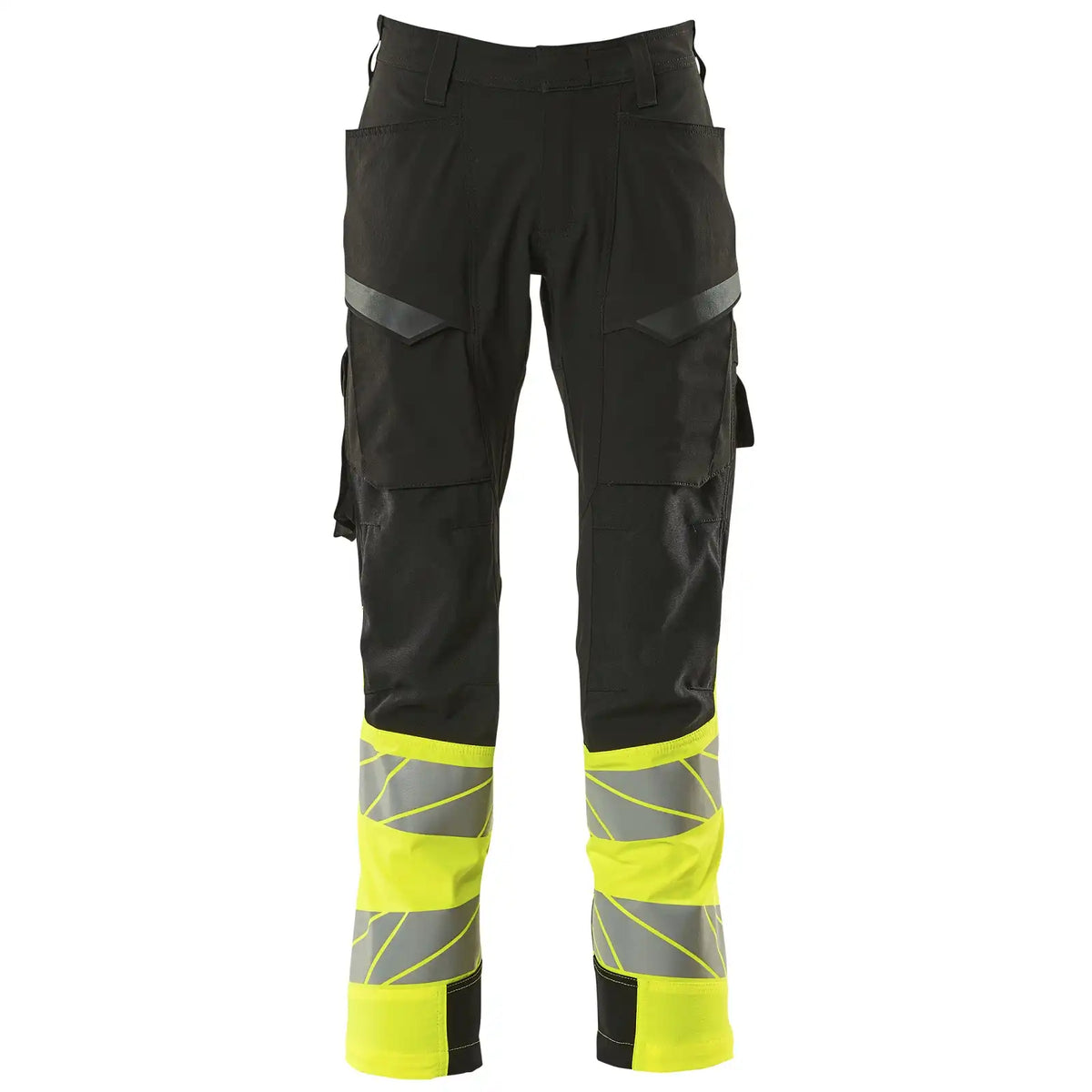 Mascot Kl.1 Accelerate Safe Warn Stretchbundhose – schwarz/gelb