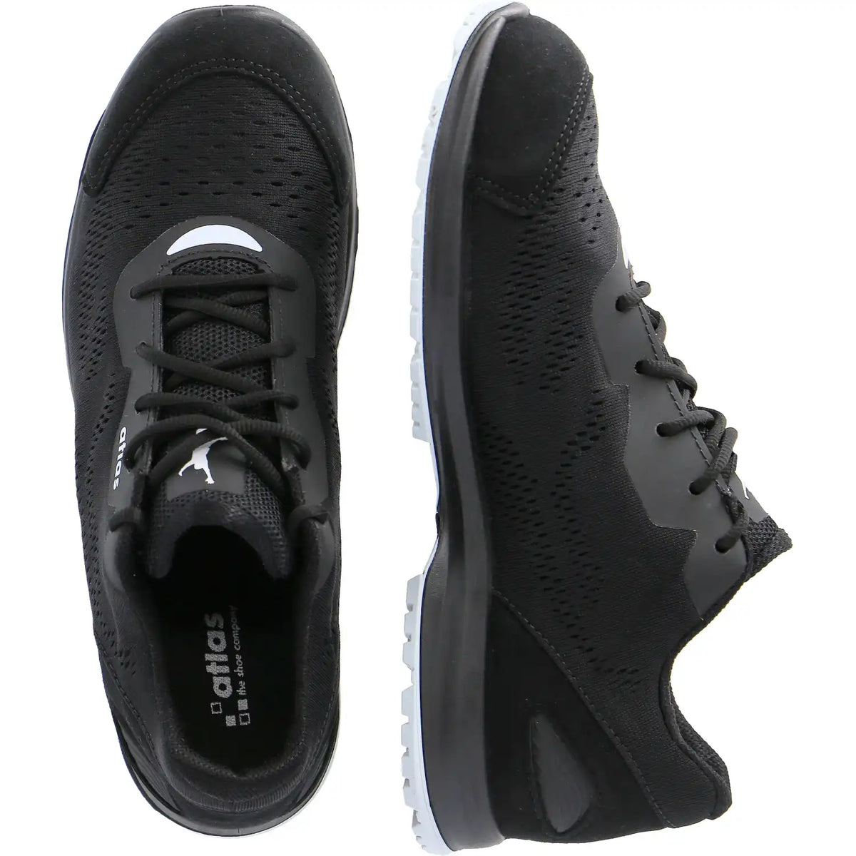 Atlas Runner 155 S1P Sicherheitshalbschuhe schwarz – schwarz