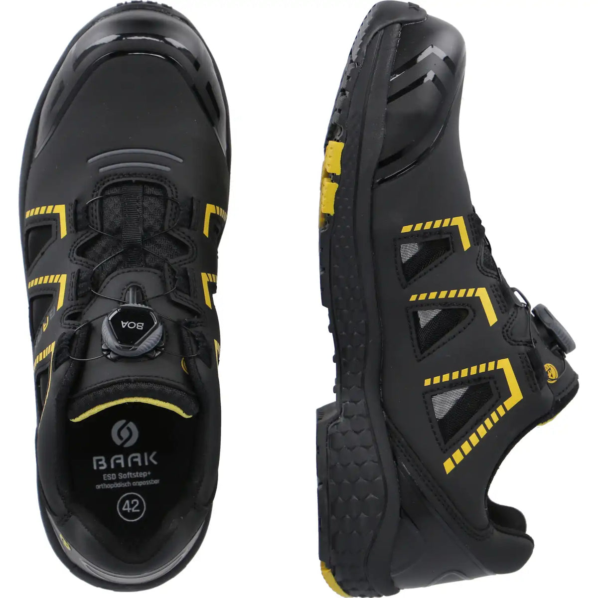 Baak Adam Adventure S1PS Sicherheitssandalen schwarz – schwarz