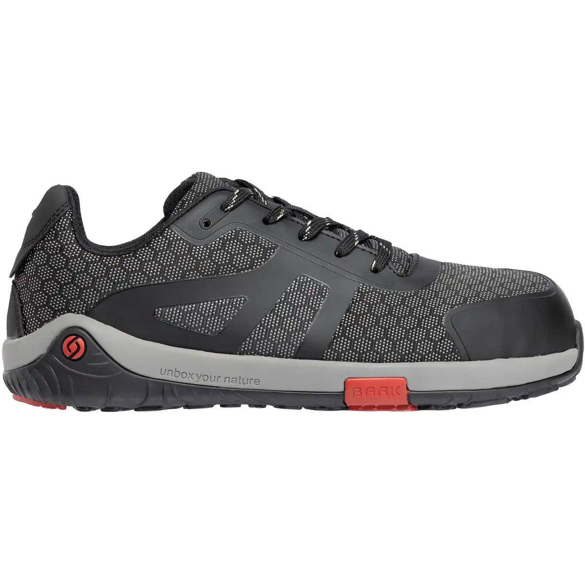 Baak Phoenix S3S Barfuß Sicherheitshalbschuhe grau – grau