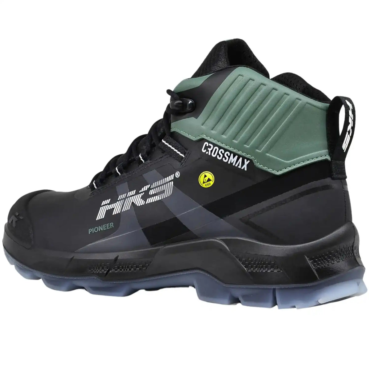 HKS Pioneer S3S Sicherheitshochschuhe schwarz – schwarz
