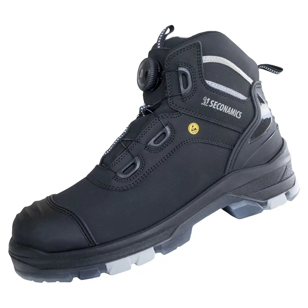Nitras Ultimate MID S7S Sicherheitsstiefel schwarz – schwarz