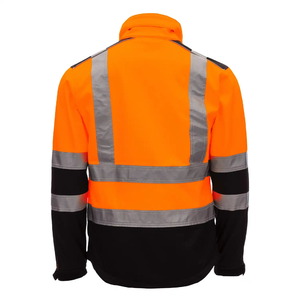 Nitras Motion TEX VIZ Warnschutz Softshelljacke 7170, 7171 – orange/schwarz