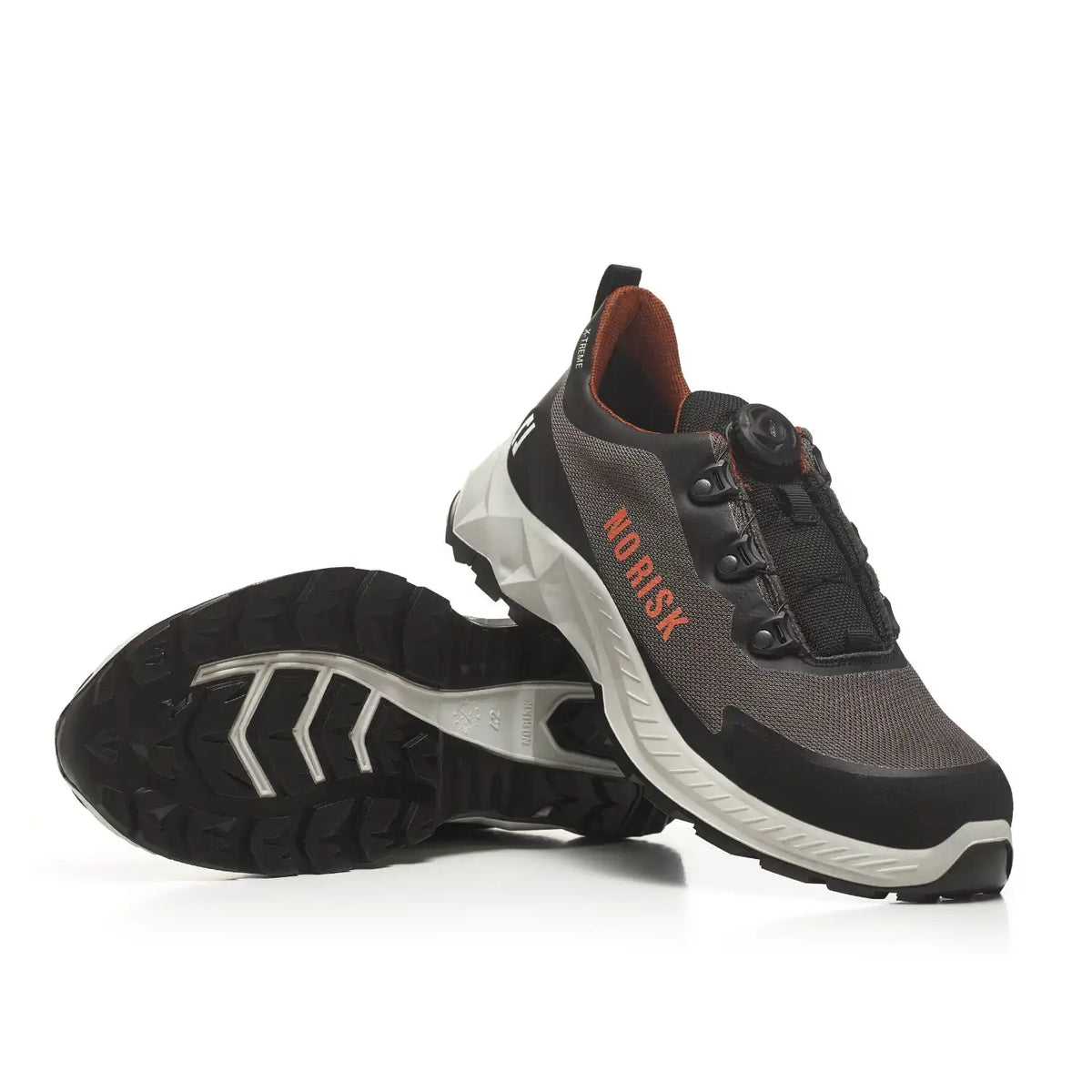 No Risk X-TREME LOW S3 Sicherheitshalbschuh grau – schwarz