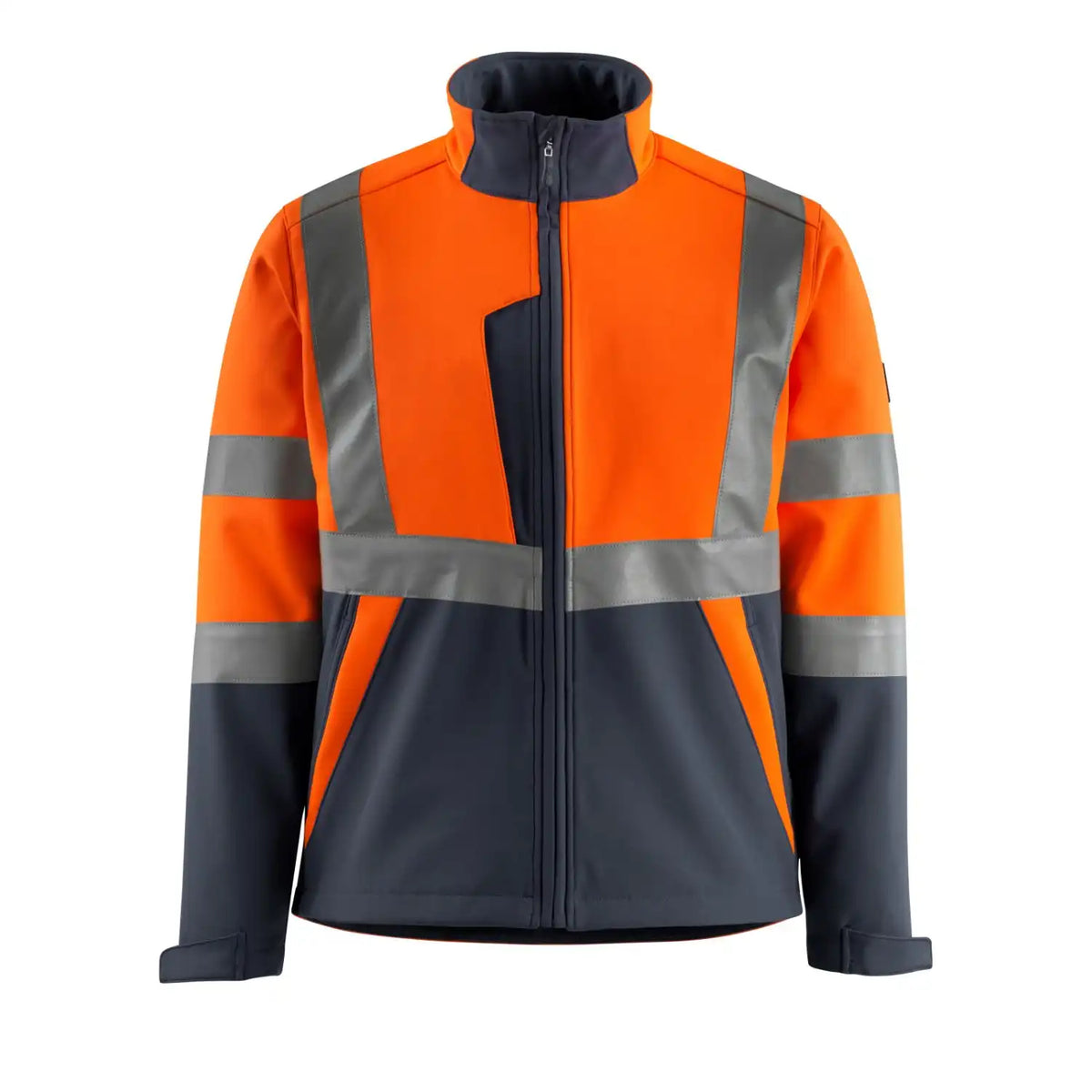 Mascot Kiama Safe Light Warn-Softshelljacke – orange/schwarzblau