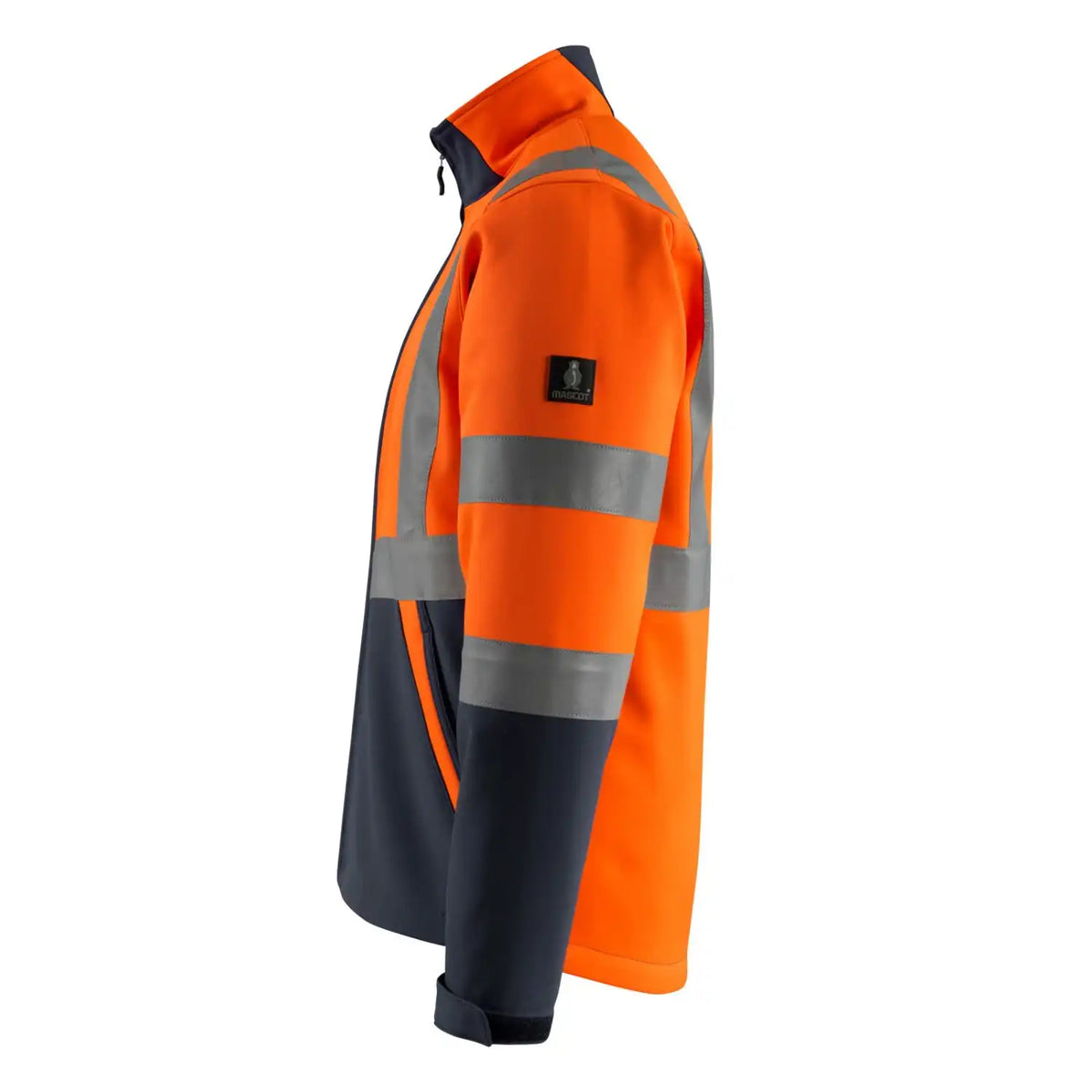 Mascot Kiama Safe Light Warn-Softshelljacke – orange/schwarzblau