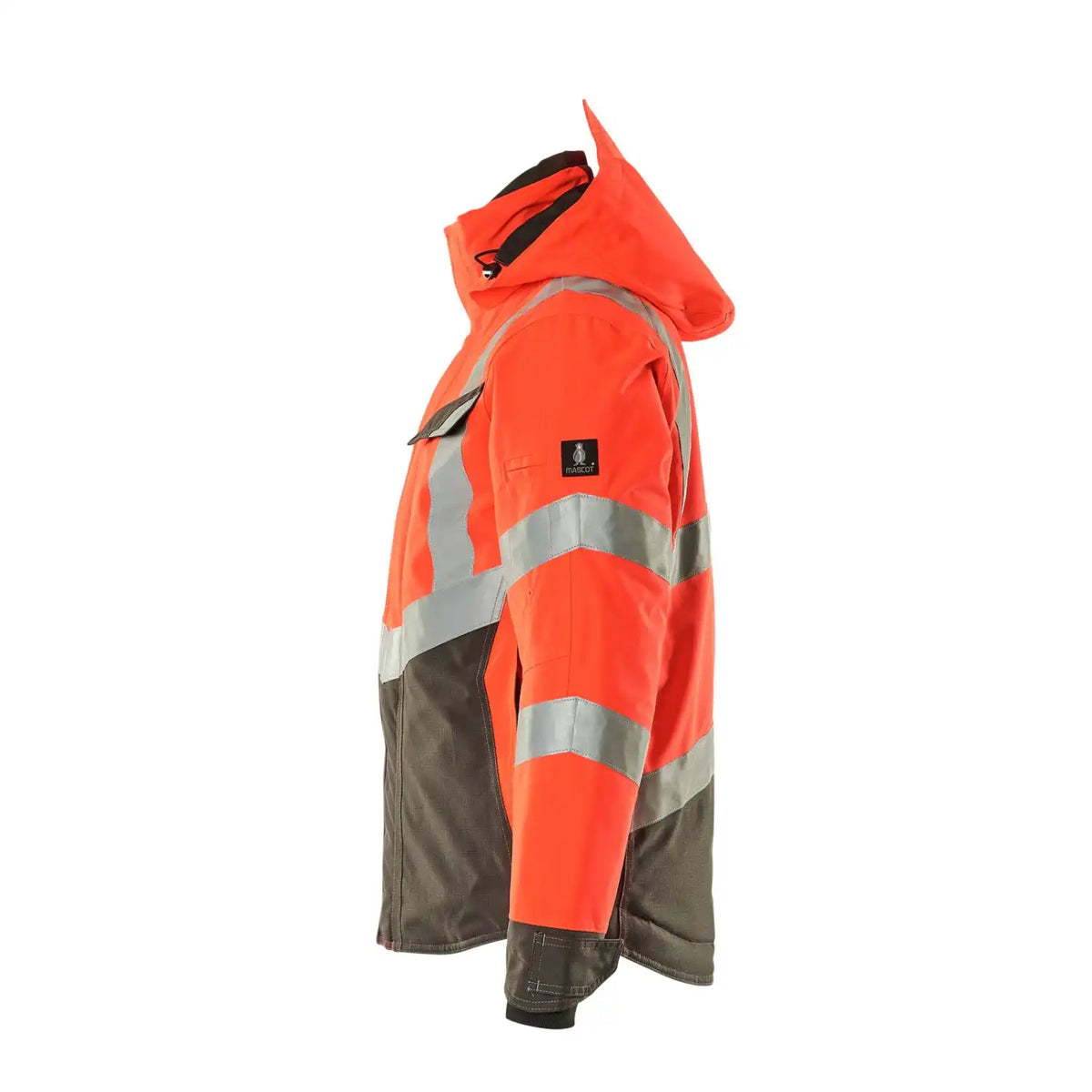 Mascot Hastings Safe Supreme zweif Warnwinterjacke – rot/anthrazit