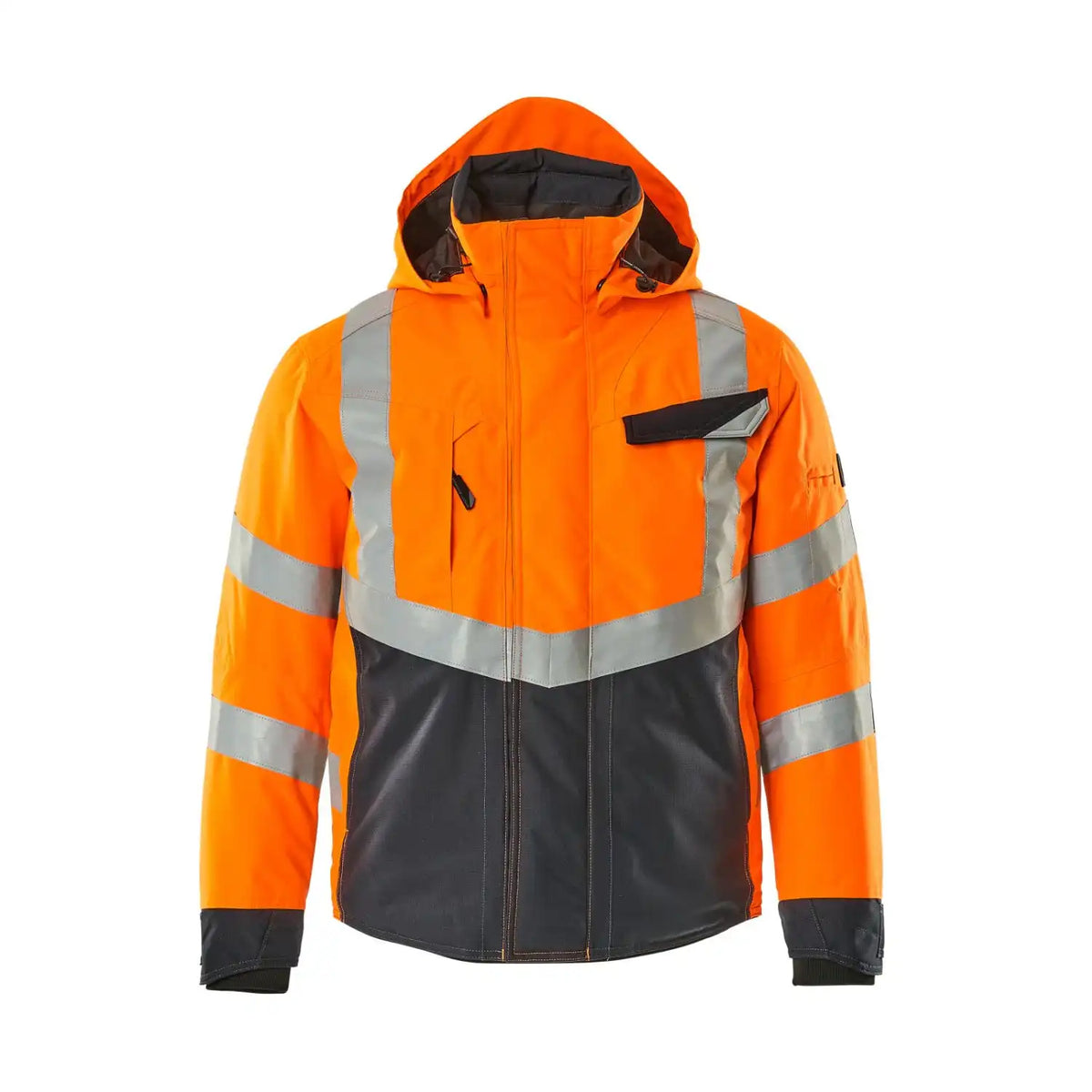 Mascot Hastings Safe Supreme zweif Warnwinterjacke – orange/schwarzblau