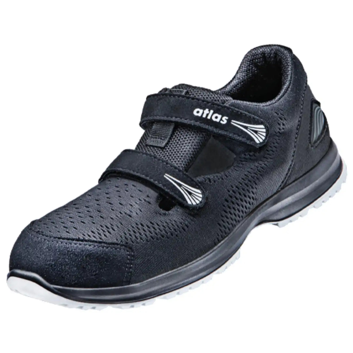 Atlas Runner 145 S1P Sicherheitssandale schwarz – schwarz