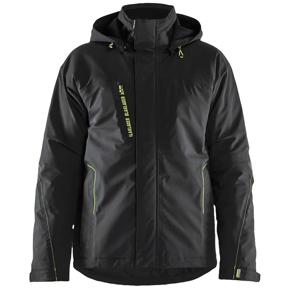 Blåkläder 4484 Stretch Winterjacke – schwarz/gelb