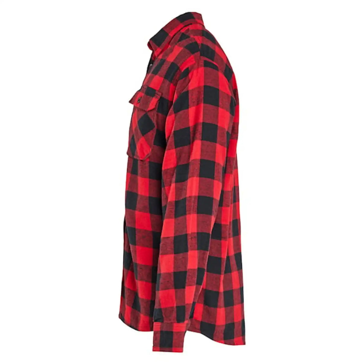 Blåkläder Striker Flanellhemd – rot/schwarz