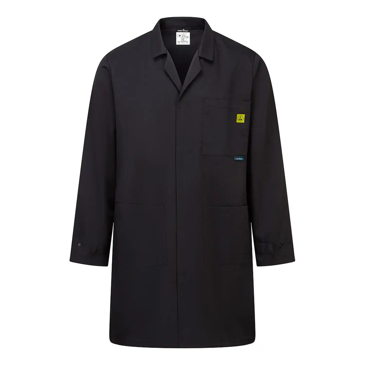 Portwest AS10 ESD Antistatik Kittel – schwarz