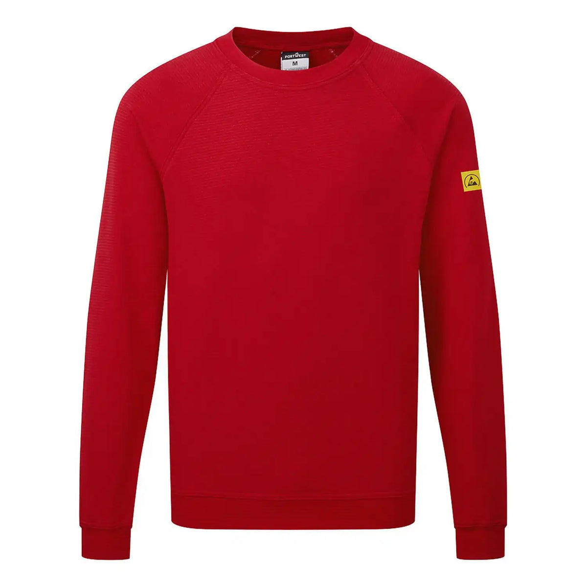 Portwest AS24 ESD Antistatik Sweatshirt – rot