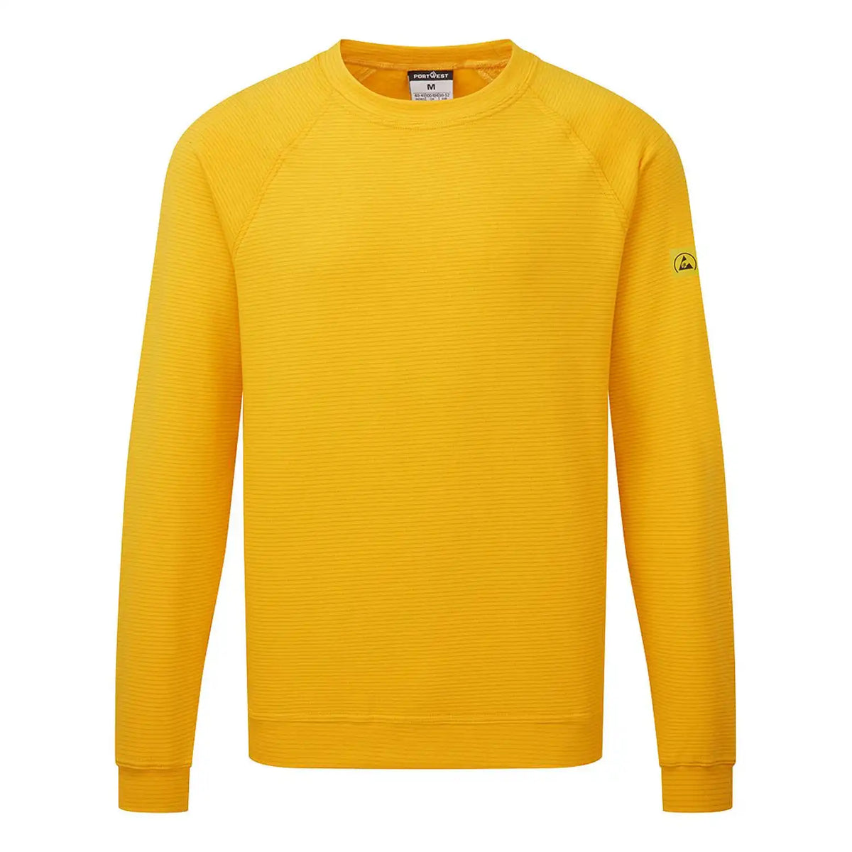 Portwest AS24 ESD Antistatik Sweatshirt – gelb