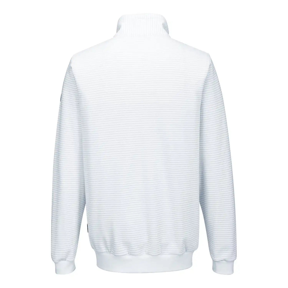 Portwest AS25 ESD Antistatik Zip-Sweatshirt – weiß