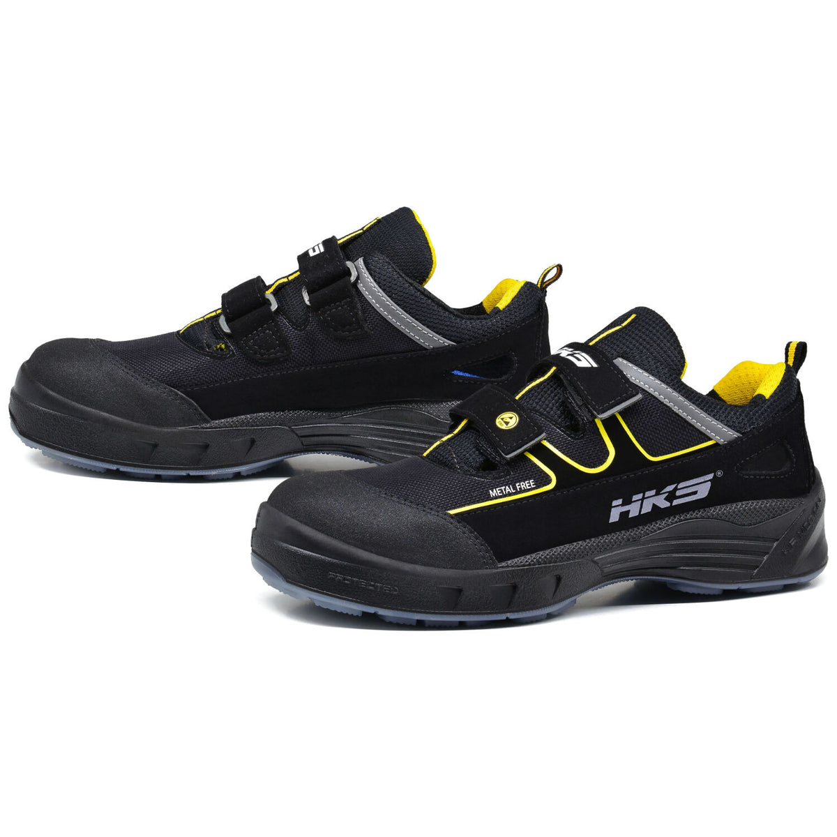 HKS K1 AM ESD S1P Sicherheitssandalen schwarz – schwarz