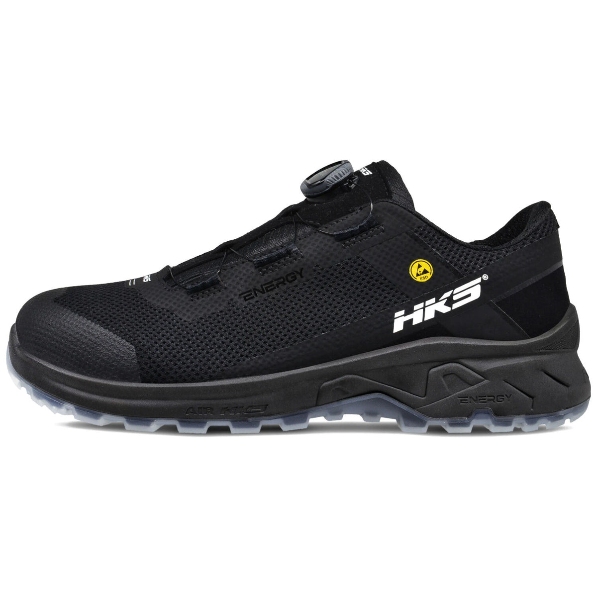 HKS AirFit BOA S1P Sicherheitshalbschuhe schwarz – schwarz