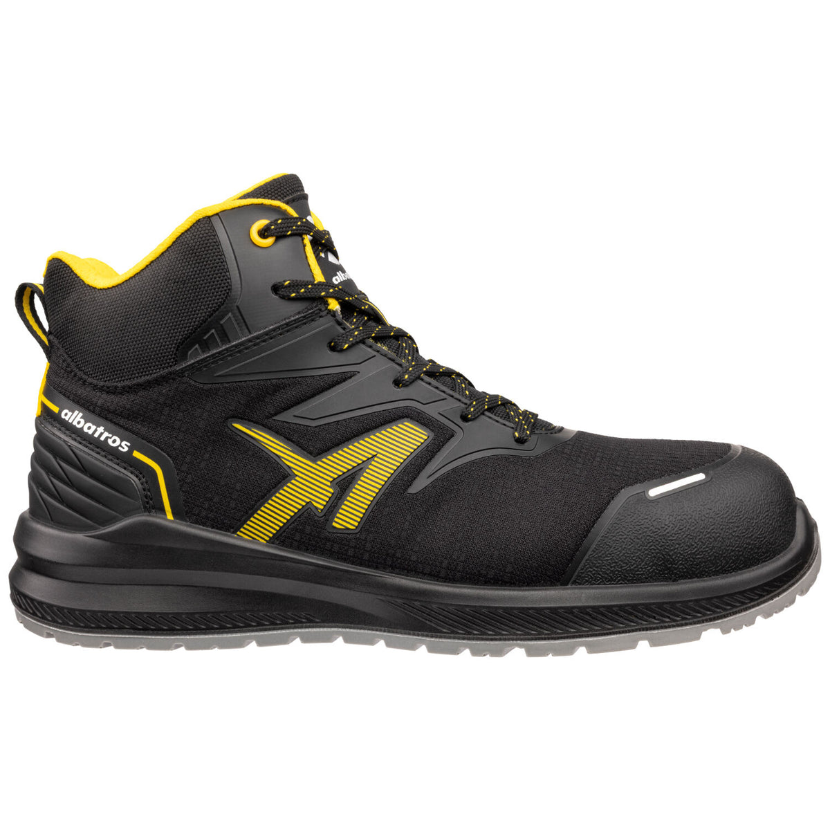 Albatros Dalton MID S3L Sicherheitshochschuhe schwarz – schwarz