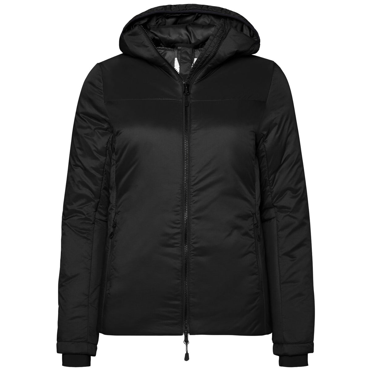 Hakro Damen 289 Kapuzen-Thermo-Loftjacke – schwarz