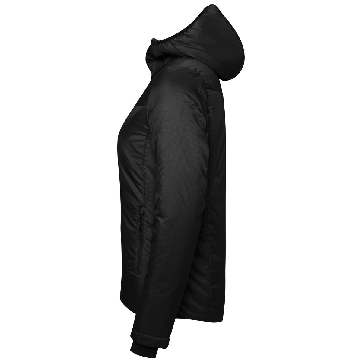 Hakro Damen 289 Kapuzen-Thermo-Loftjacke – schwarz
