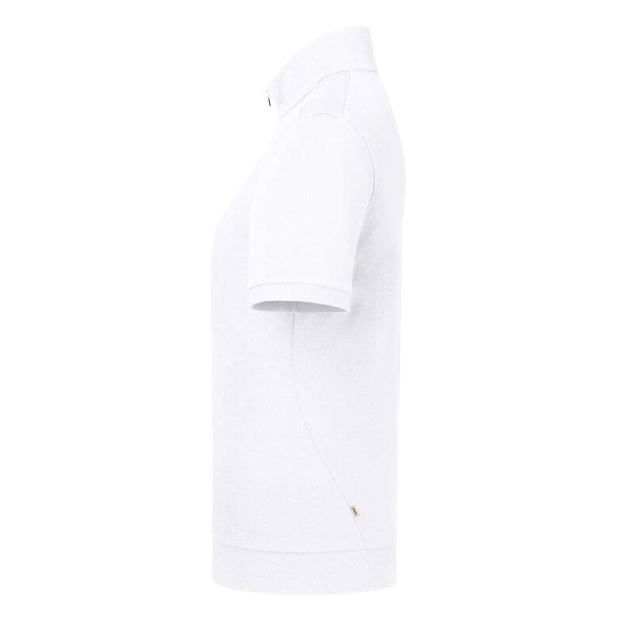 Hakro Damen 334 Zip-Shirt Mikralinar ECO – weiß