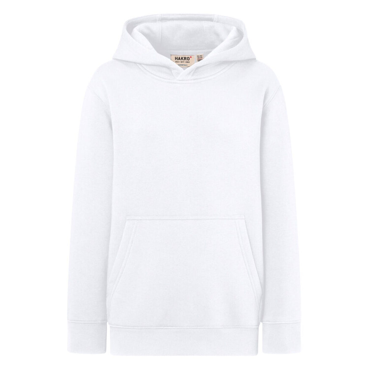 Hakro 562 Kinder Hoodie Bio-Baumwolle – weiß