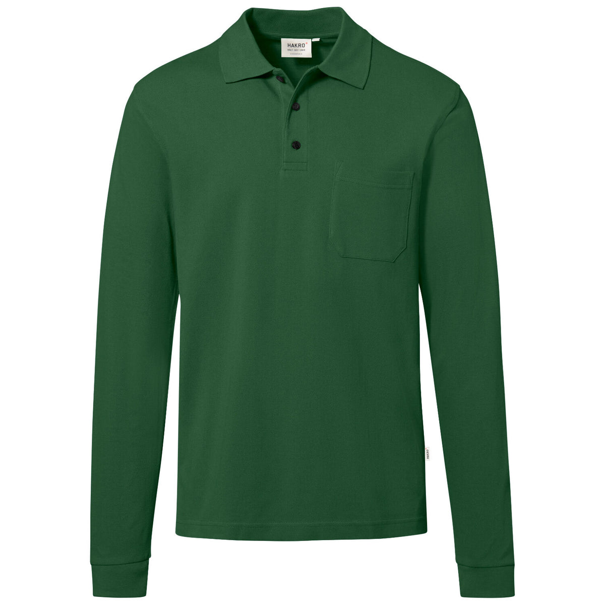 Hakro 817 Langarm Poloshirt Mikralinar ECO – tanne