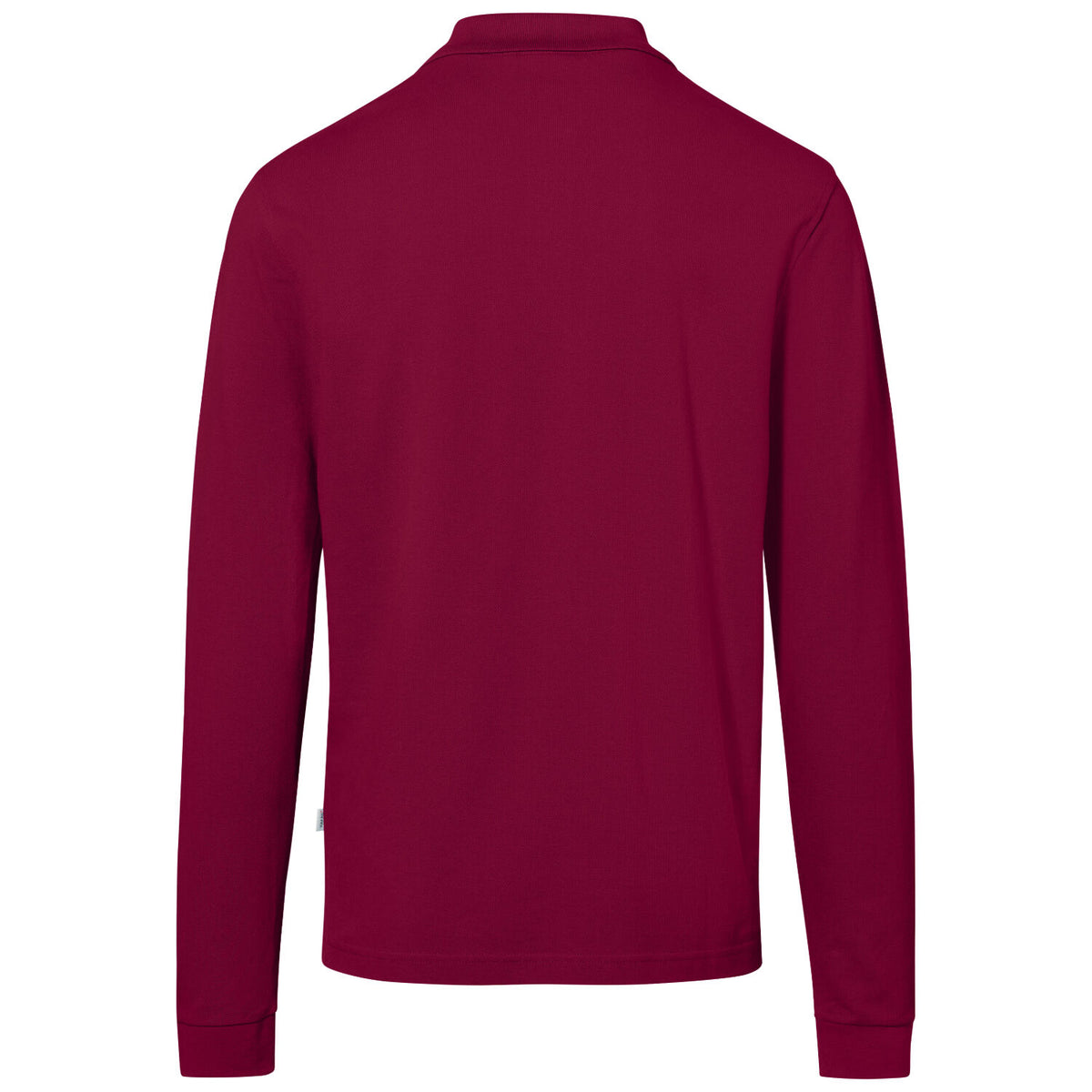Hakro 817 Langarm Poloshirt Mikralinar ECO – weinrot