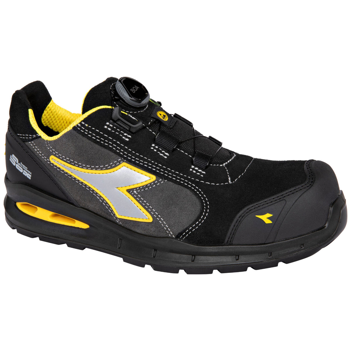 Diadora RUN A.BOX Mstr BOA blk S3S Sicherheitshalbschuhe
