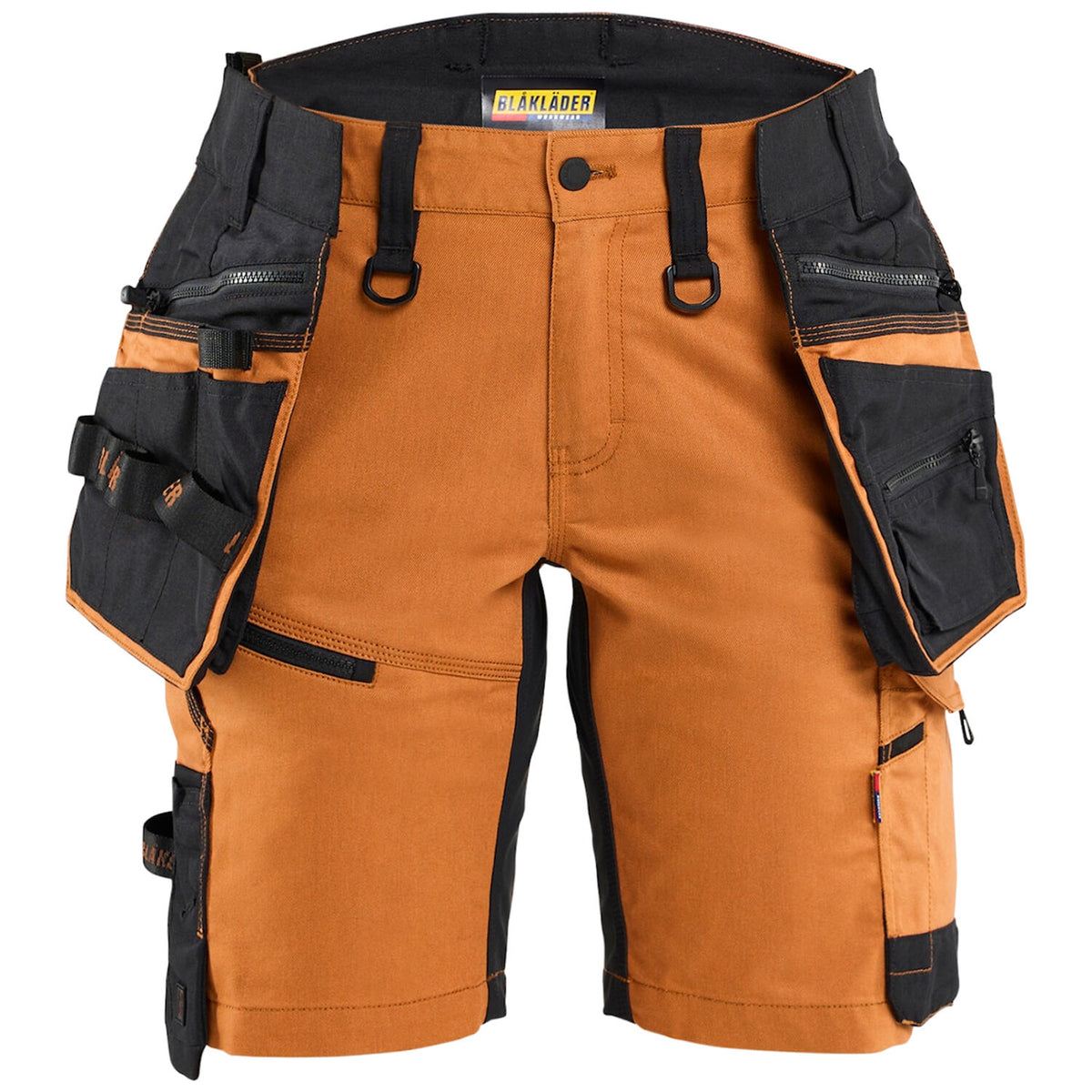 Blåkläder Damen 7175 Arbeitsshorts Striker – rost/schwarz