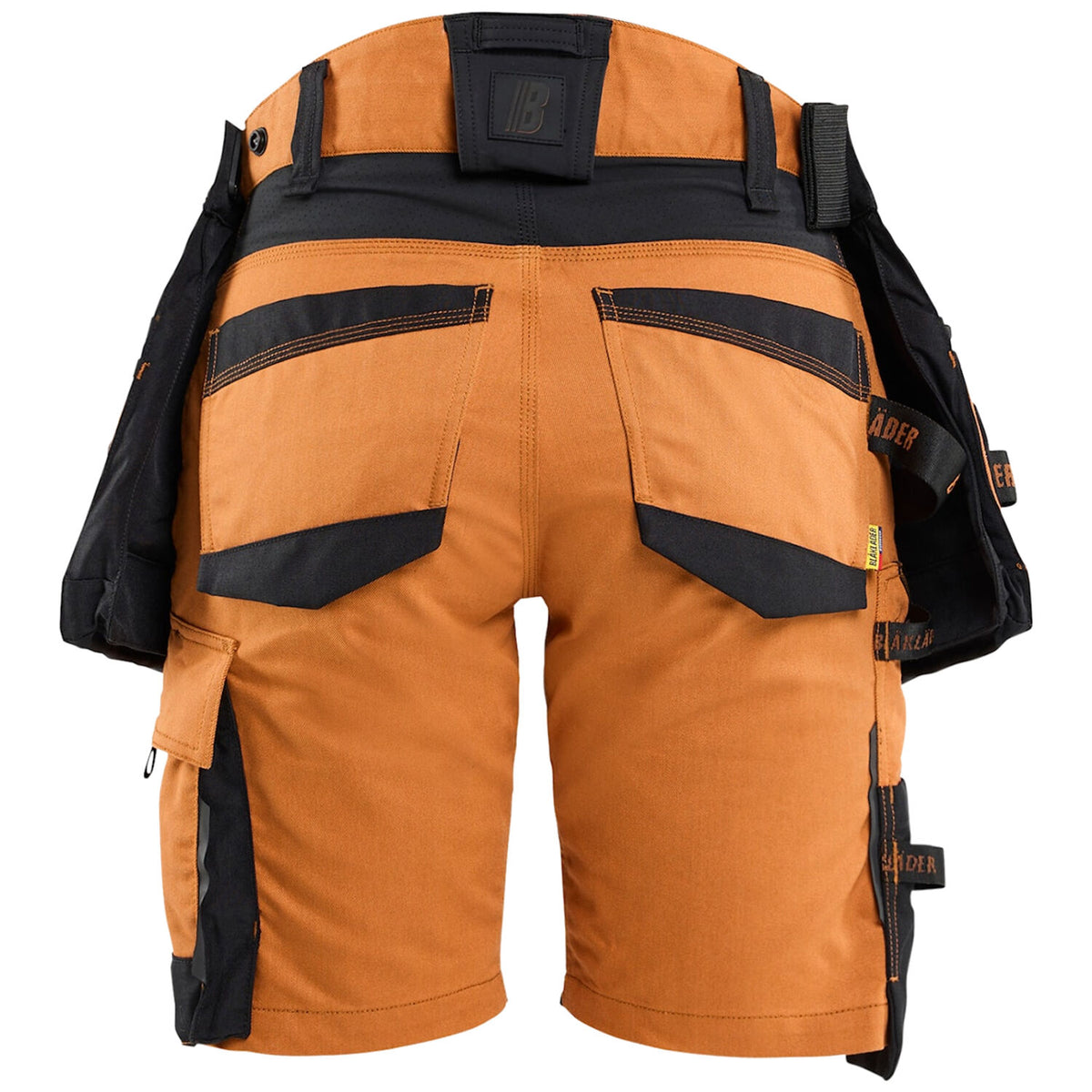 Blåkläder Damen 7175 Arbeitsshorts Striker – rost/schwarz