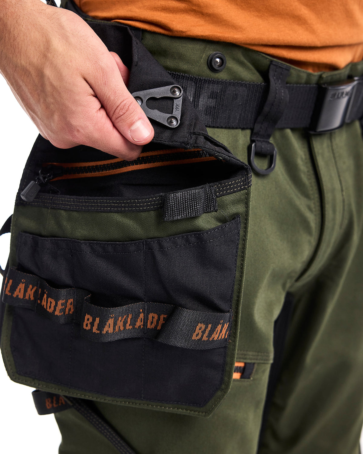 Blåkläder Striker Handwerkerhose – waldgrün/rost
