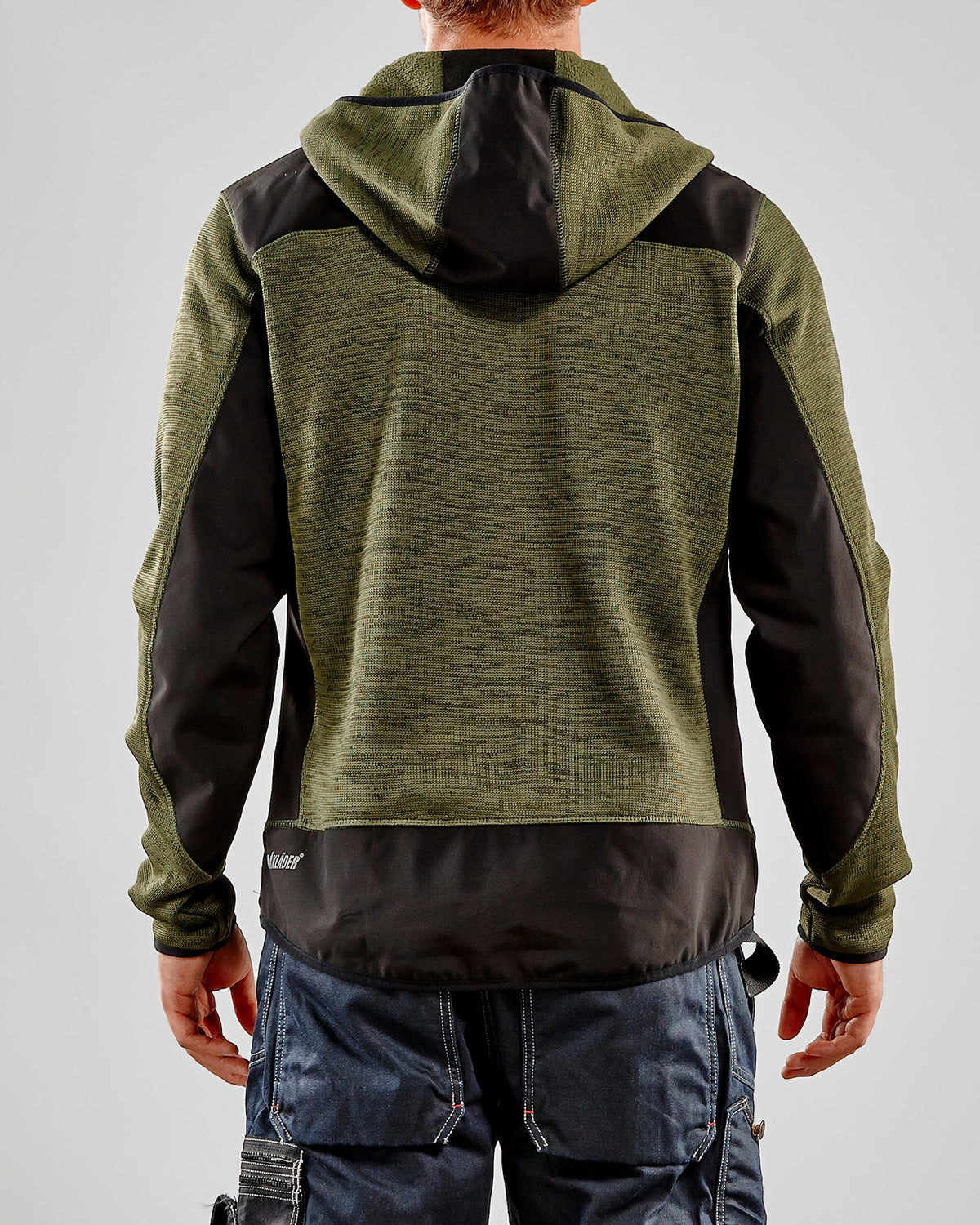 Blåkläder 4930 mit Softshell Strickjacke – armygrün/schwarz