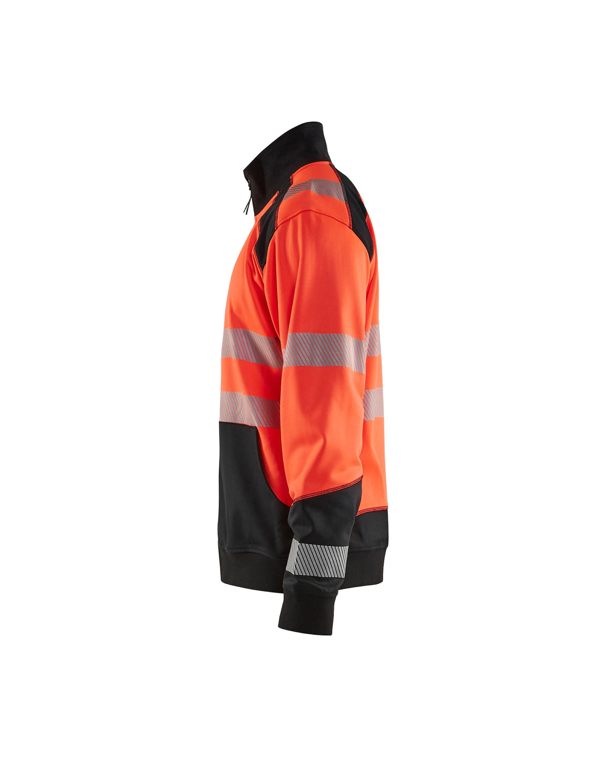 Blåkläder 3558 Warnschutz Sweatjacke – rot/schwarz